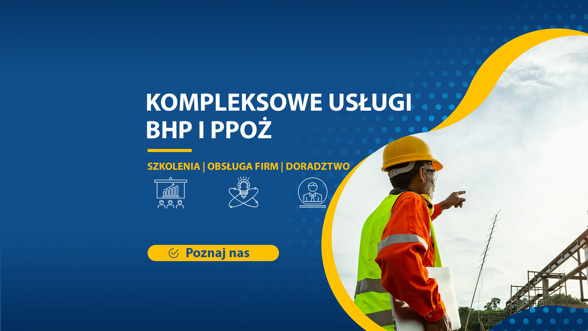 Strona główna | BHPlink Pracownik budowlany w kasku BHP i nausznikach