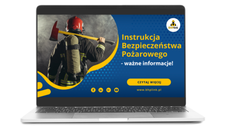 Instrukcja bezpieczeństwa pożarowego – ważne informacje Strażak w hełmie gasi pożar