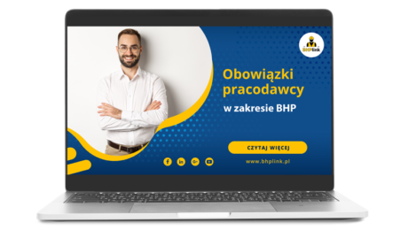 Obowiązki pracodawcy w zakresie BHP i PPOŻ Młody uśmiechnięty przedsiębiorca